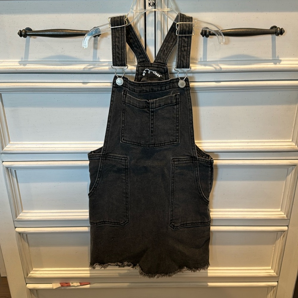 Art Class denim overalls skirt